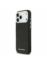 Karl Lagerfeld Karl Lagerfeld Grained PU Repeated Logo MagSafe Задний Чехол за iPhone 17 Pro Max Black