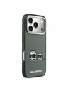Karl Lagerfeld Karl Lagerfeld IML K&CH Heads Logo MagSafe Задний Чехол за iPhone 17 Pro Max Black