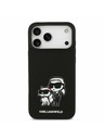 Karl Lagerfeld Karl Lagerfeld Liquid Silicone K&CH Sketch MagSafe Задний Чехол за iPhone 17 Pro Max Black