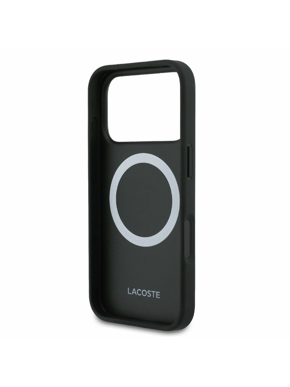 Lacoste Lacoste PVC Blend MagSafe Задний Чехол + Портфейл за iPhone 17 Pro Max Brown