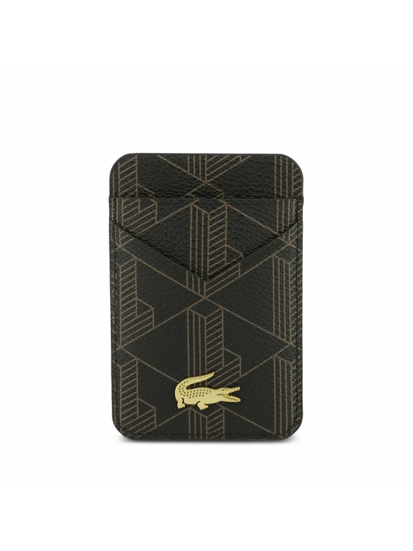 Lacoste Lacoste PVC Blend MagSafe Задний Чехол + Портфейл за iPhone 17 Pro Max Brown