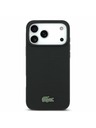Lacoste Lacoste Iconic Petit Pique MagSafe Задний Чехол + Портфейл за iPhone 17 Pro Max Black