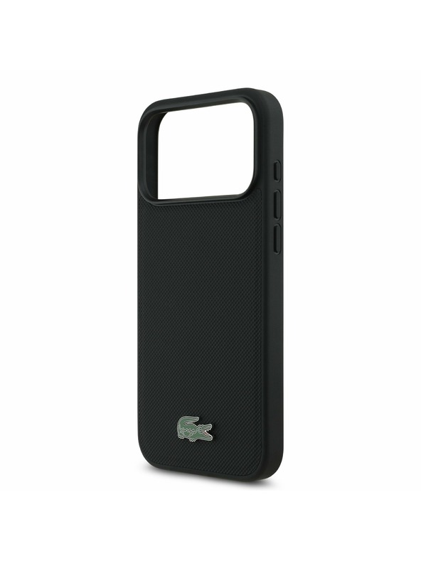 Lacoste Lacoste Iconic Petit Pique MagSafe Задний Чехол + Портфейл за iPhone 17 Pro Max Black