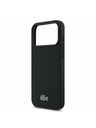 Lacoste Lacoste Iconic Petit Pique MagSafe Задний Чехол + Портфейл за iPhone 17 Pro Max Black