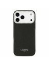 Lacoste Lacoste PU Leather Champs Elysees MagSafe Задний Чехол за iPhone 17 Pro Max Black