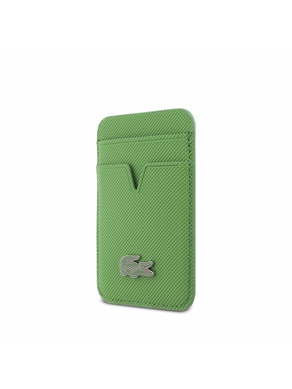 Lacoste Lacoste Iconic Petit Pique MagSafe Задний чехол + Портфейл за iPhone 17 Pro Max Green