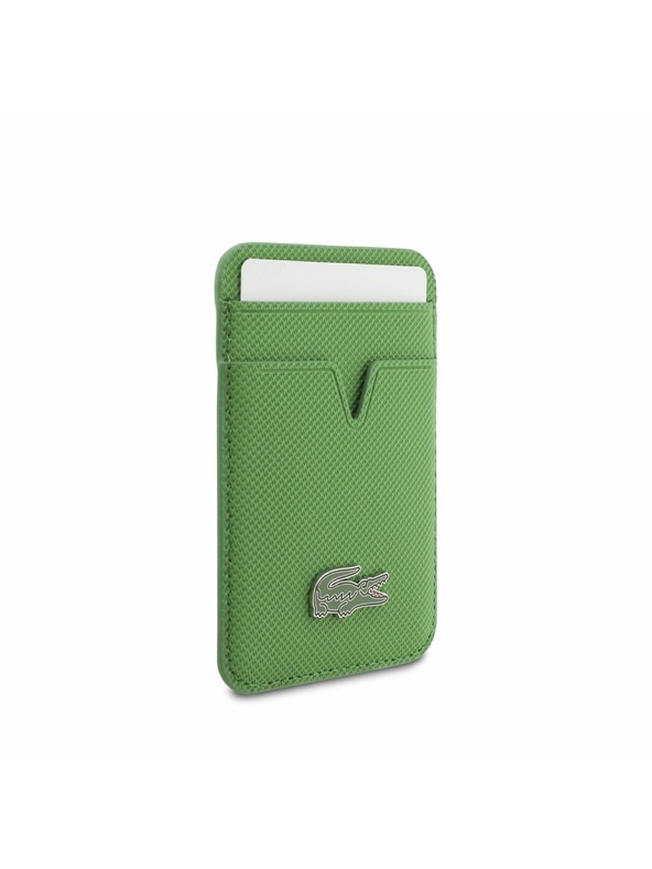 Lacoste Lacoste Iconic Petit Pique MagSafe Задний чехол + Портфейл за iPhone 17 Pro Max Green