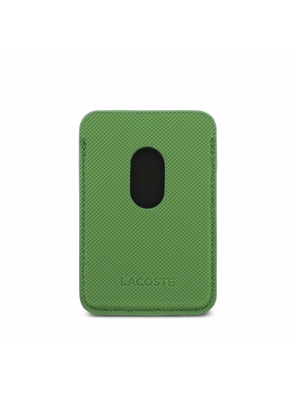 Lacoste Lacoste Iconic Petit Pique MagSafe Задний чехол + Портфейл за iPhone 17 Pro Max Green