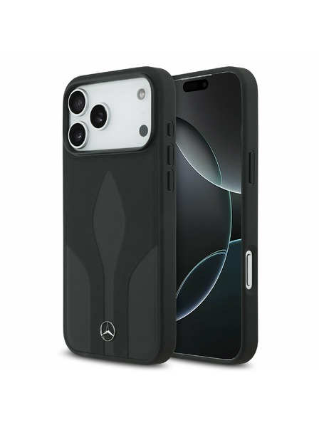 Mercedes Mercedes Leather The Move MagSafe Задний чехол за iPhone 17 Pro Max Black