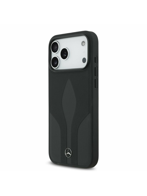 Mercedes Mercedes Leather The Move MagSafe Задний чехол за iPhone 17 Pro Max Black