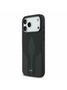 Mercedes Mercedes Leather The Move MagSafe Задний чехол за iPhone 17 Pro Max Black