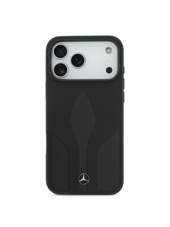 Mercedes Mercedes Leather The Move MagSafe Задний чехол за iPhone 17 Pro Max Black