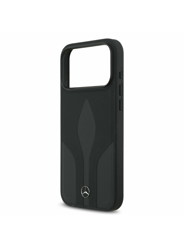 Mercedes Mercedes Leather The Move MagSafe Задний чехол за iPhone 17 Pro Max Black