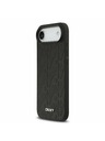 DKNY DKNY PU Leather Grid Pattern Magsafe Задний чехол за iPhone Air Black