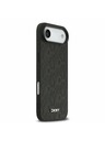 DKNY DKNY PU Leather Grid Pattern Magsafe Задний чехол за iPhone Air Black