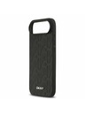 DKNY DKNY PU Leather Grid Pattern Magsafe Задний чехол за iPhone Air Black
