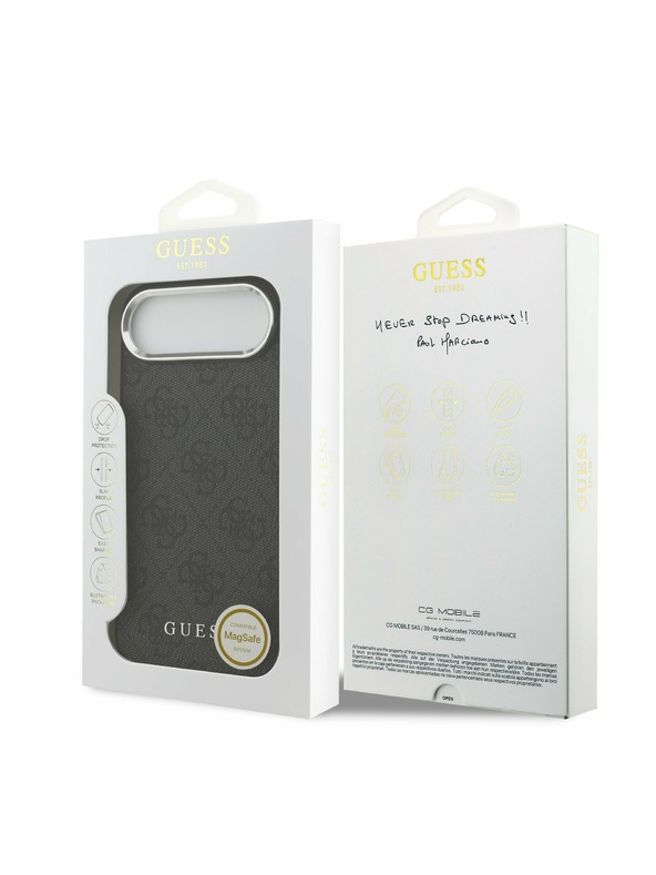 Guess Guess 4G MagSafe Задний чехол за iPhone Air Black