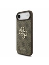 Guess Guess PU 4G Metal Logo Задний чехол за iPhone Air Brown