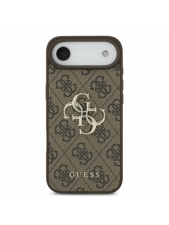 Guess Guess PU 4G Metal Logo Задний чехол за iPhone Air Brown