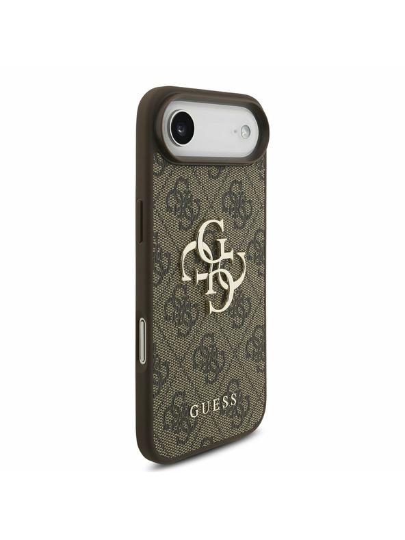 Guess Guess PU 4G Metal Logo Задний чехол за iPhone Air Brown