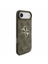 Guess Guess PU 4G Metal Logo Задний чехол за iPhone Air Brown
