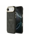 Guess Guess PU Leather 4G Gold Frame MagSafe Задний чехол за iPhone Air Black
