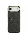 Guess Guess PU Leather 4G Gold Frame MagSafe Задний чехол за iPhone Air Black