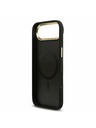 Guess Guess PU Leather 4G Gold Frame MagSafe Задний чехол за iPhone Air Black