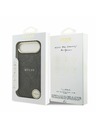 Guess Guess PU Leather 4G Gold Frame MagSafe Задний чехол за iPhone Air Black