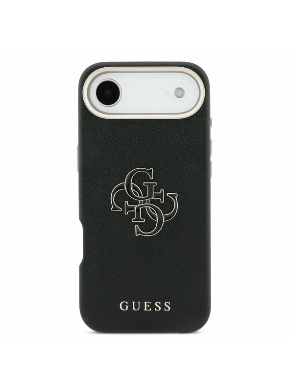Guess Guess PU Resin Logo Задний чехол за iPhone Air Black