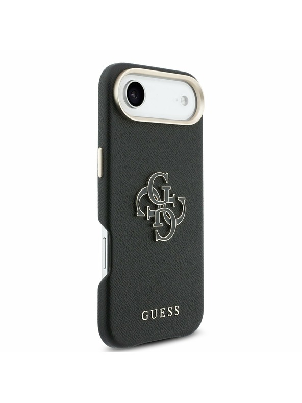 Guess Guess PU Resin Logo Задний чехол за iPhone Air Black