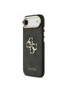 Guess Guess PU Leather 4G Metal Logo Gold Frame Задний чехол за iPhone Air Black