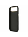 Guess Guess PU Leather 4G Metal Logo Gold Frame Задний чехол за iPhone Air Black