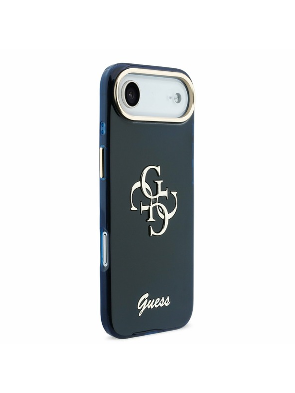 Guess Guess IML 4G Script Metal Logo Задний чехол за iPhone Air Blue