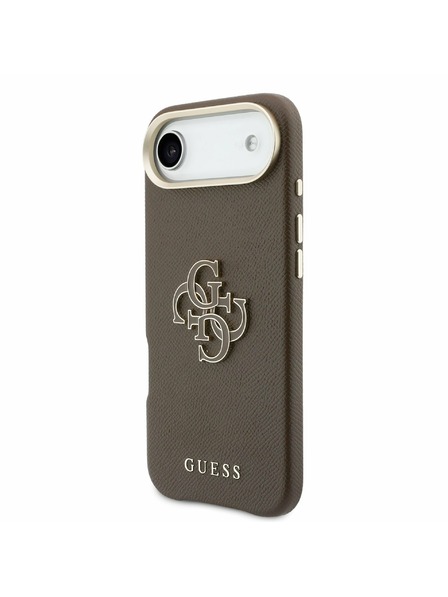 Guess Guess PU Resin Logo Задний чехол за iPhone Air Brown