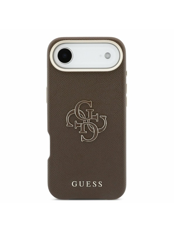 Guess Guess PU Resin Logo Задний чехол за iPhone Air Brown