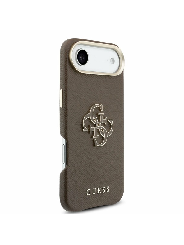 Guess Guess PU Resin Logo Задний чехол за iPhone Air Brown