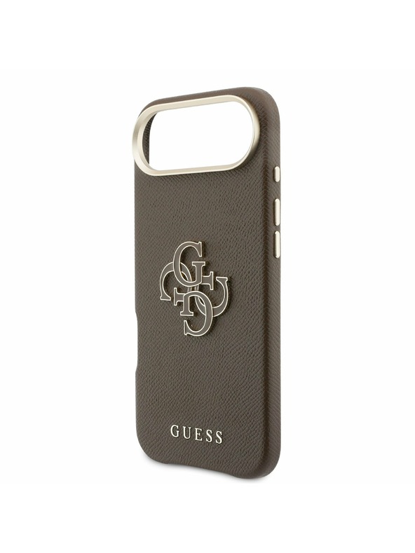Guess Guess PU Resin Logo Задний чехол за iPhone Air Brown