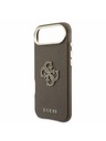 Guess Guess PU Resin Logo Задний чехол за iPhone Air Brown