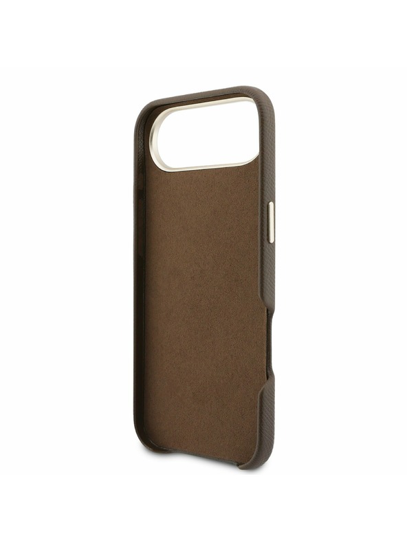 Guess Guess PU Resin Logo Задний чехол за iPhone Air Brown