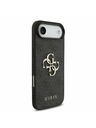 Guess Guess PU 4G Metal Logo Ремък Задна Корица за iPhone Air Black