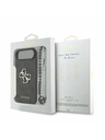 Guess Guess PU 4G Metal Logo Ремък Задна Корица за iPhone Air Black