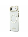 Guess Guess IML Glitter Script Ремък MagSafe Задна Корица за iPhone Air Transparent