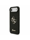 Guess Guess PU Fixed Glitter 4G Metal Logo Задна Корица за iPhone Air Black
