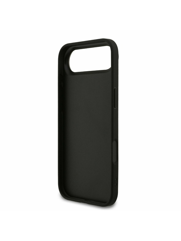 Guess Guess PU Fixed Glitter 4G Metal Logo Задна Корица за iPhone Air Black