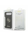Guess Guess PU Fixed Glitter 4G Metal Logo Задна Корица за iPhone Air Black