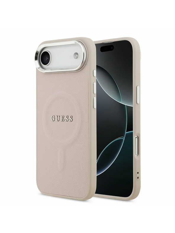 Guess Guess PU Saffiano MagSafe Задна Корица за iPhone Air Pink