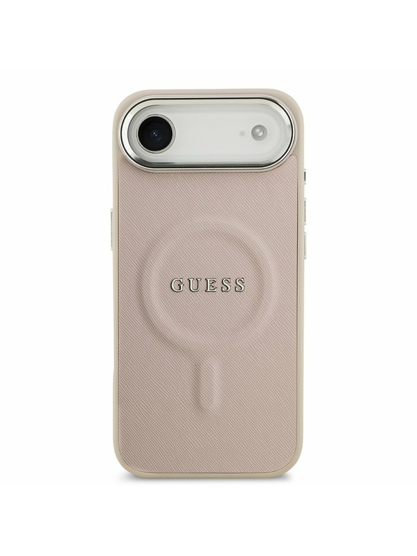 Guess Guess PU Saffiano MagSafe Задна Корица за iPhone Air Pink