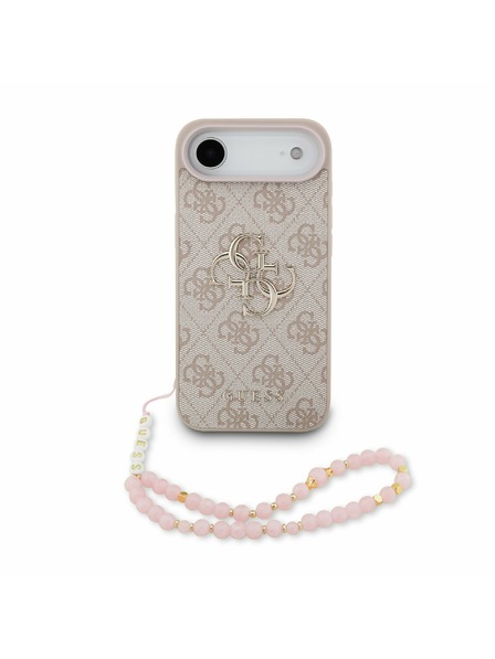 Guess Guess PU 4G Metal Logo Ремък Задна Корица за iPhone Air Pink