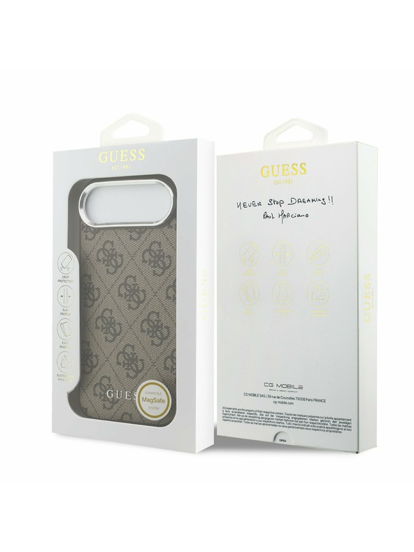 Guess Guess 4G MagSafe Задна Корица за iPhone Air Brown
